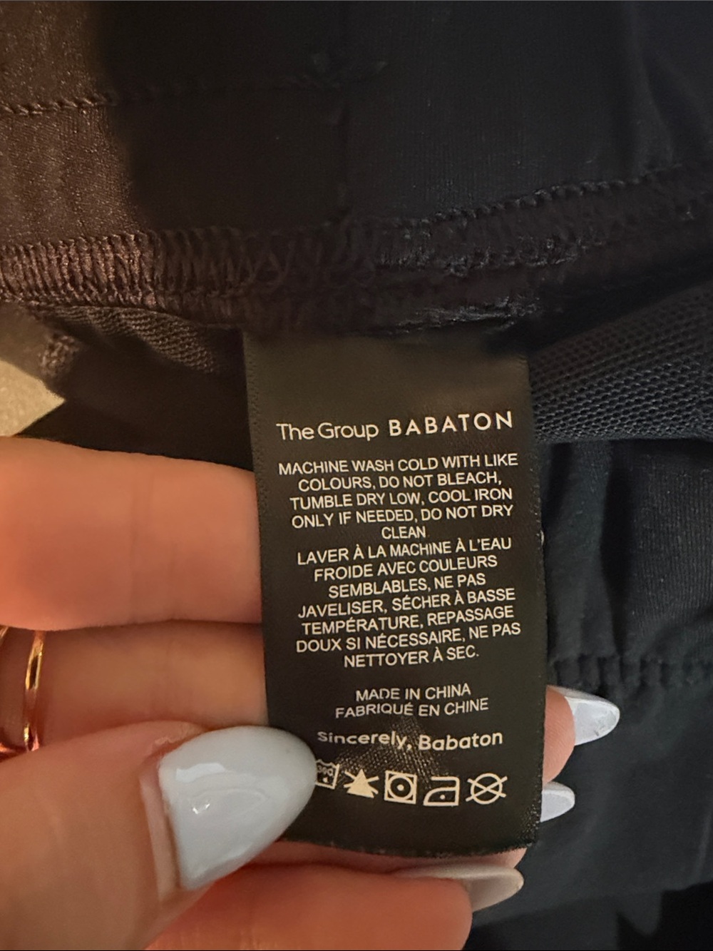 The Group Babaton Weekender Pant - Black - Picture 7 of 8
